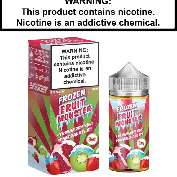 MONSTER LAB - FROZEN FRUIT MONSTER "STRAWBERRY KIWI POMEGRANATE ICE" x 100ML / 3MG "IMPORTADO"