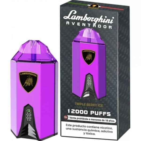 VAPE DESECHABLE LAMBORGHINI AVENTADOR 12000 PUFF - SWEET MANGO - ULTIMOS !