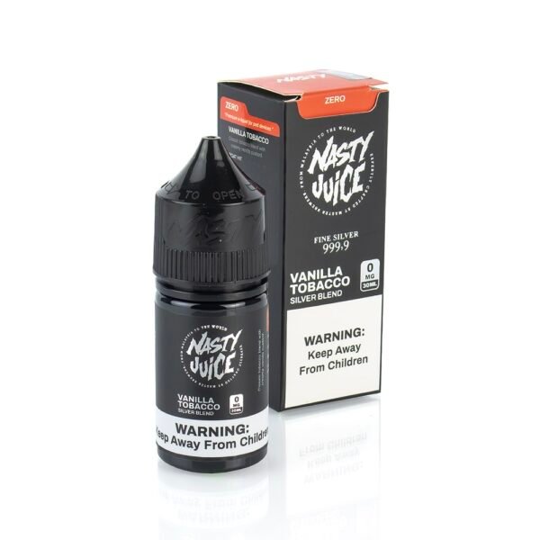 NASTY SALT - "SILVER BLEND" / 30ml - 35mg TOBACCO VAINILLA "IMPORTADO"