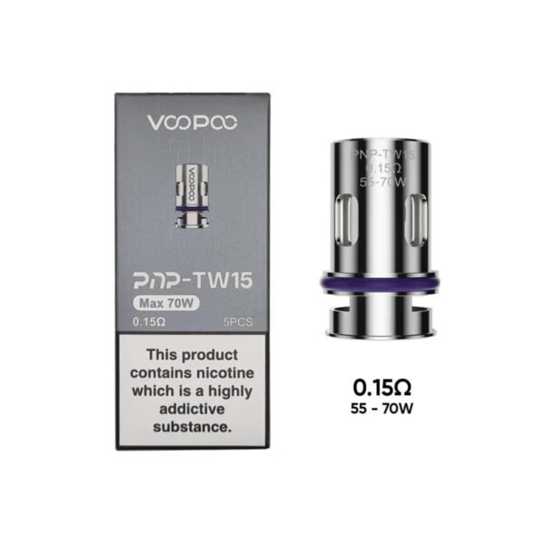 Resistencia VOOPOO - PnP TW15 / 0,15 Ohms (55-70W)
