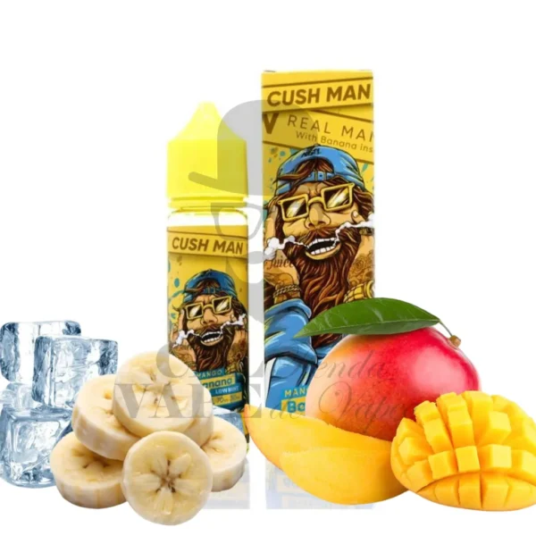 NASTY LIQUIDOS CUSHMAN -  "MANGO BANANA LOW MINT" / 60ml  3mg "IMPORTADO"