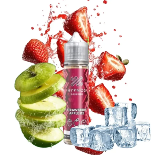 HYPNOS LIQUIDOS - "STRAWBERRY APPLE ICE" / 60ML 0MG "IMPORTADO"