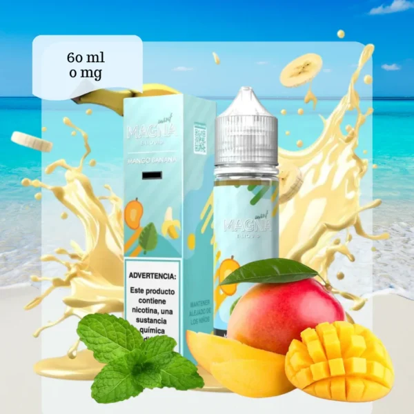 MAGNA LIQUIDOS - "MANGO BANANA" / 60ML 0MG "IMPORTADO"
