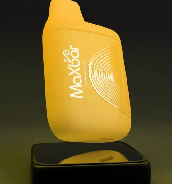 VAPE DESECHABLE MAXBAR - Z7 "BANANA MELON ICE" (7000 PUFFS)