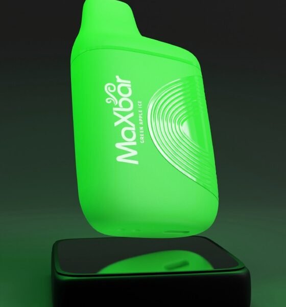 VAPE DESECHABLE MAXBAR - Z7 "GREEN APPLE ICE" (7000 PUFFS)