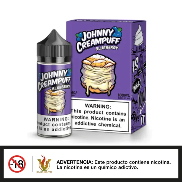 Johnny Creampuff - Blueberry - 100mL 3mg "IMPORTADO"