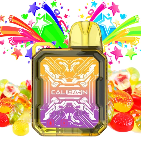 VAPE DESECHABLE UWELL CALIBARN CALIBURN BAR B6000 POD - WHITE GUMMY (6000 Puffs)