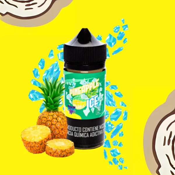 VAPE AND GAME LIQUIDOS - "PINEAPPLE ICE" / 100ML 3MG "IMPORTADO"