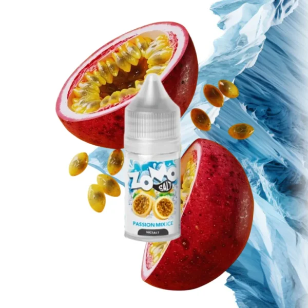 ZOMO SALT - "PASSION MIX ICE" / 30ml 50mg  OFERTA (vto. com. cad)