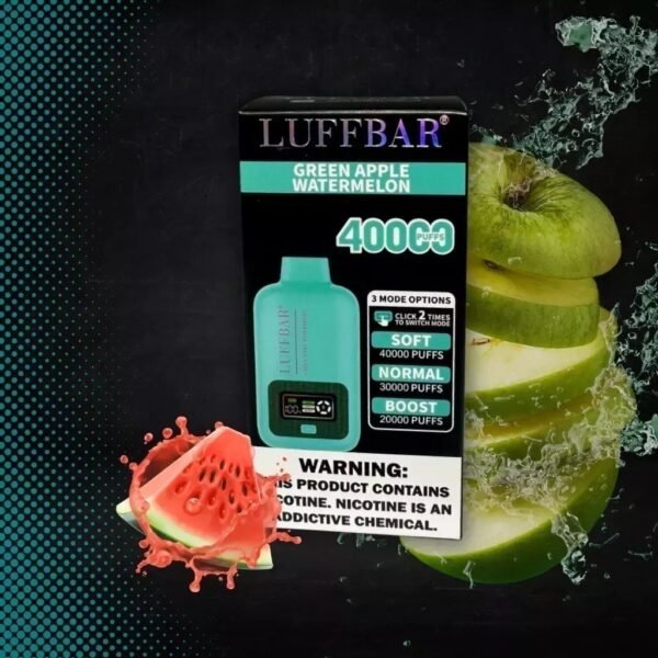 LUFFBAR 40.000 PUFFS - GREEN APPLE WATERMELON
