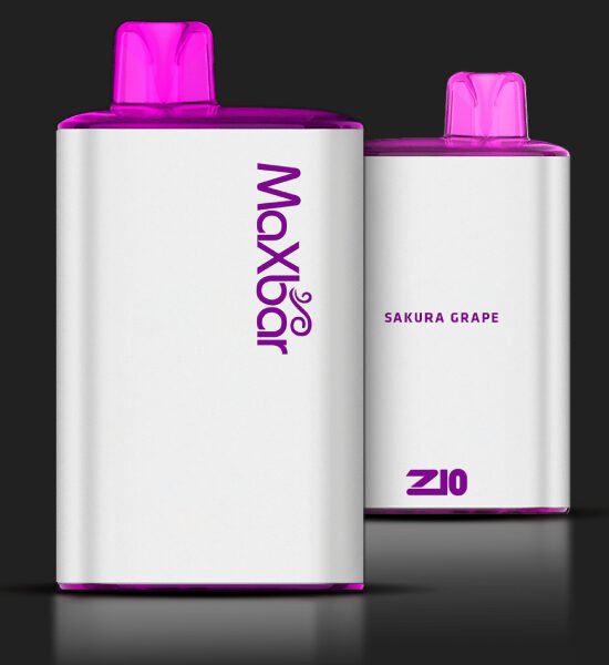 VAPE DESECHABLE MAXBAR - Z10 "SAKURA GRAPE" (10000 PUFFS)