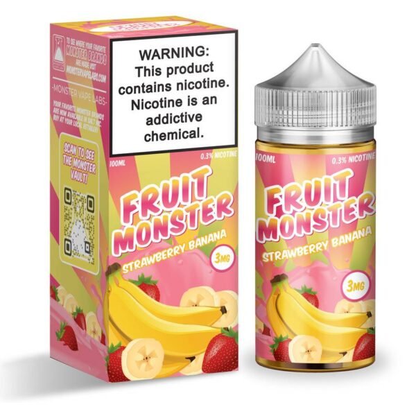 MONSTER LAB -  FRUIT MONSTER - STRAWBERRY BANANA 100 ML 3MG
