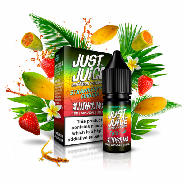 E-liquid Just Juice SALT - "Strawberry & Curuba" 30ml 50mg