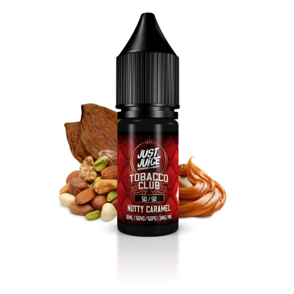E-liquido Just Juice - "Nutty Caramel Tobacco Club" 60ml 3mg