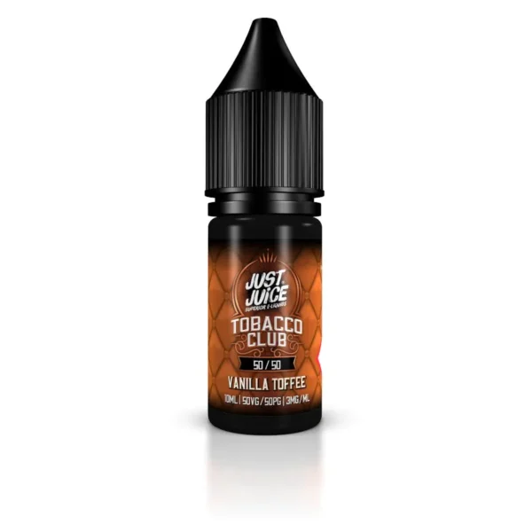 E-liquido Just Juice - "Vanilla Toffee Tobacco Club" 60ml 3mg