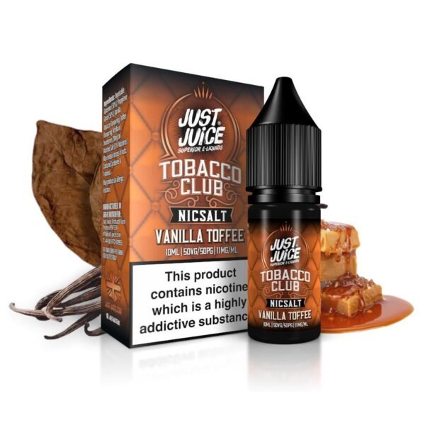 E-liquid Just Juice SALT - "Vanilla Toffee Tobacco Club" 30ml 50mg