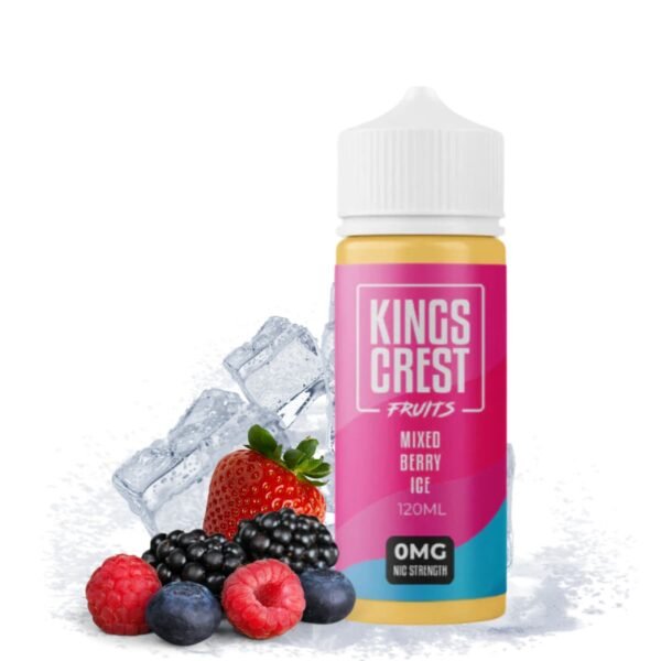 KINGS CREST LIQ - FRUIT MIXED BERRY ICE 3mg x 120 ml