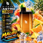 Vape Desechable - RIFBAR ASTRO 7.500 PUFFS - MALIBU (Durazno Piña Naranja)