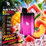 Vape Desechable - RIFBAR ASTRO 7.500 PUFFS - PEACH MANGO WATERMELON