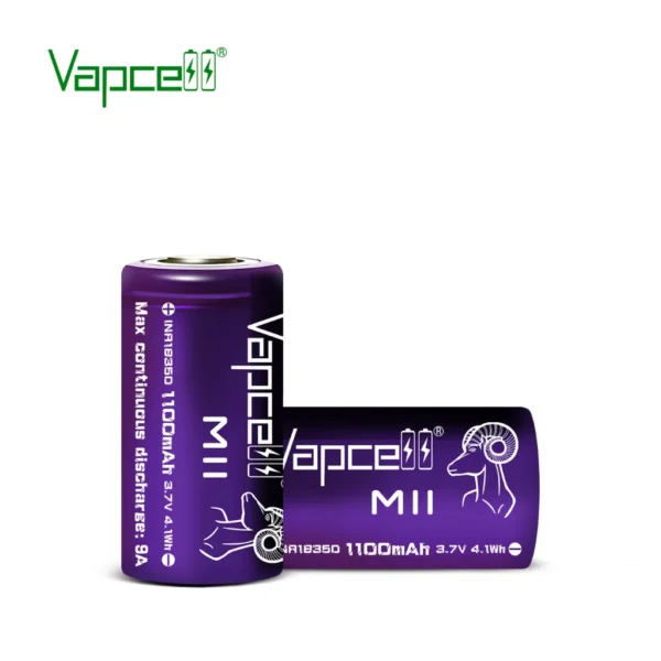 Batería 18350 Vapcell 1100 mAh 9A - EK81 - MII