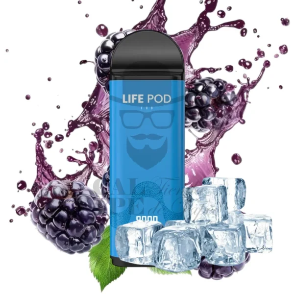 LIFE POD ECO I - CARTUCHO DE RECAMBIO 8.000+ PUFF 15ML 5% - BLUE RAZZ ICE