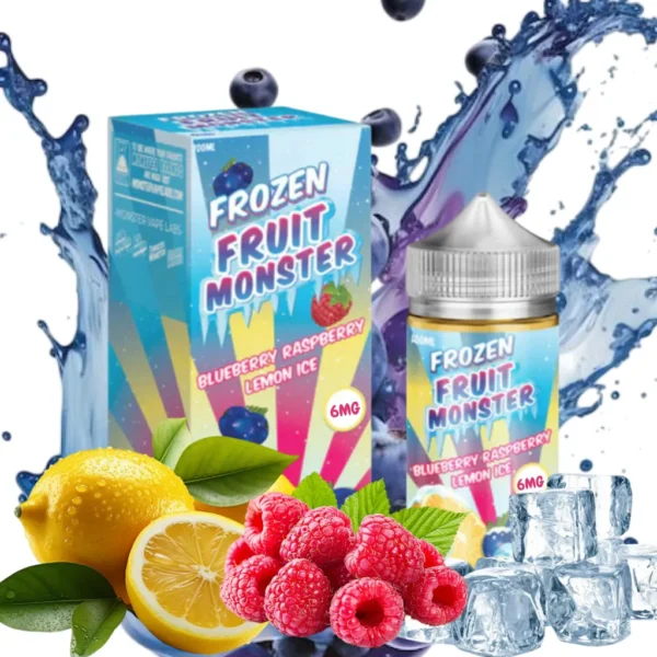 MONSTER LAB LIQUIDOS - FROZEN FRUIT MONSTER "BLUEBERRY RASPBERRY LEMON ICE" / 100ML 6MG "IMPORTADO"