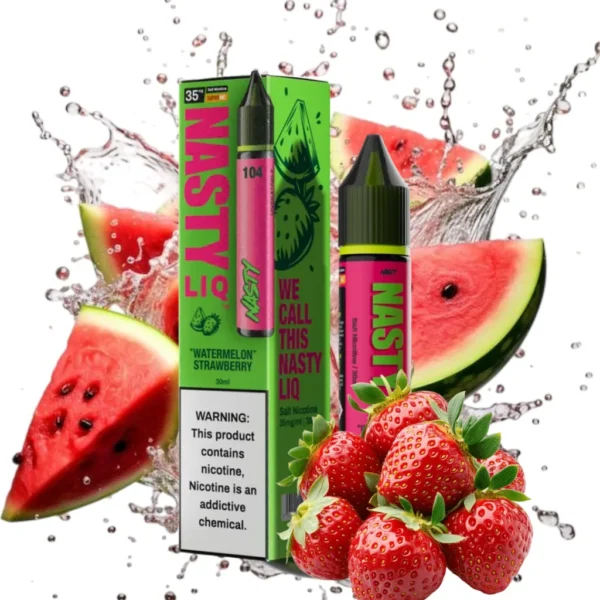 NASTY LIQ SALT WATERMELON STRAWBERRY 30ml 35MG "IMPORTADO"