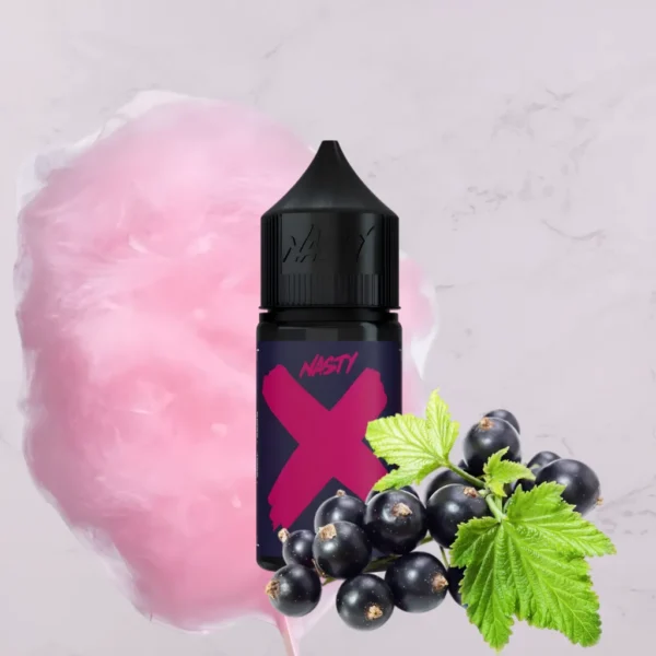NASTY X SALT - "BLACKCURRANT COTTON CANDY" 30ml 25mg "IMPORTADO"
