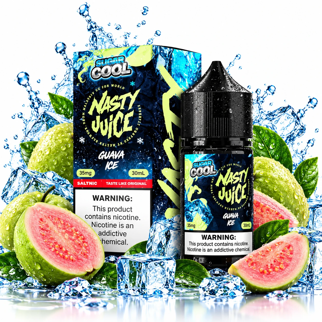 NASTY_JUICE_GUAVA_ICE_1254x1254 NASTY SALT SUPER COOL - GUAVA ICE 30ml 35mg - Imagen 1