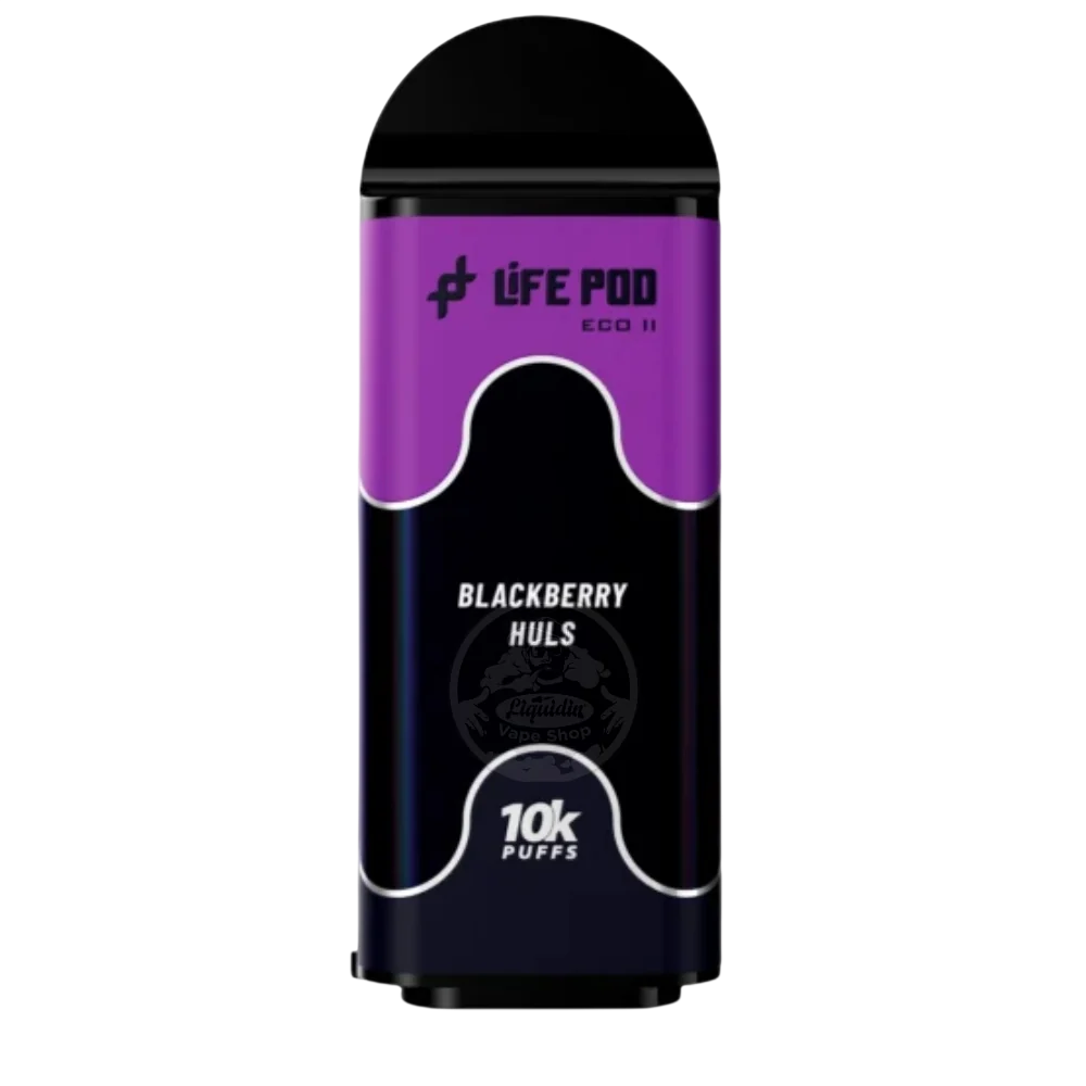 LIFEPOD2-Photoroom LIFE POD ECO II - CARTUCHO DE RECAMBIO 10000+ PUFF - 20ML 5% - BLACKBERRY HULS - Imagen 1