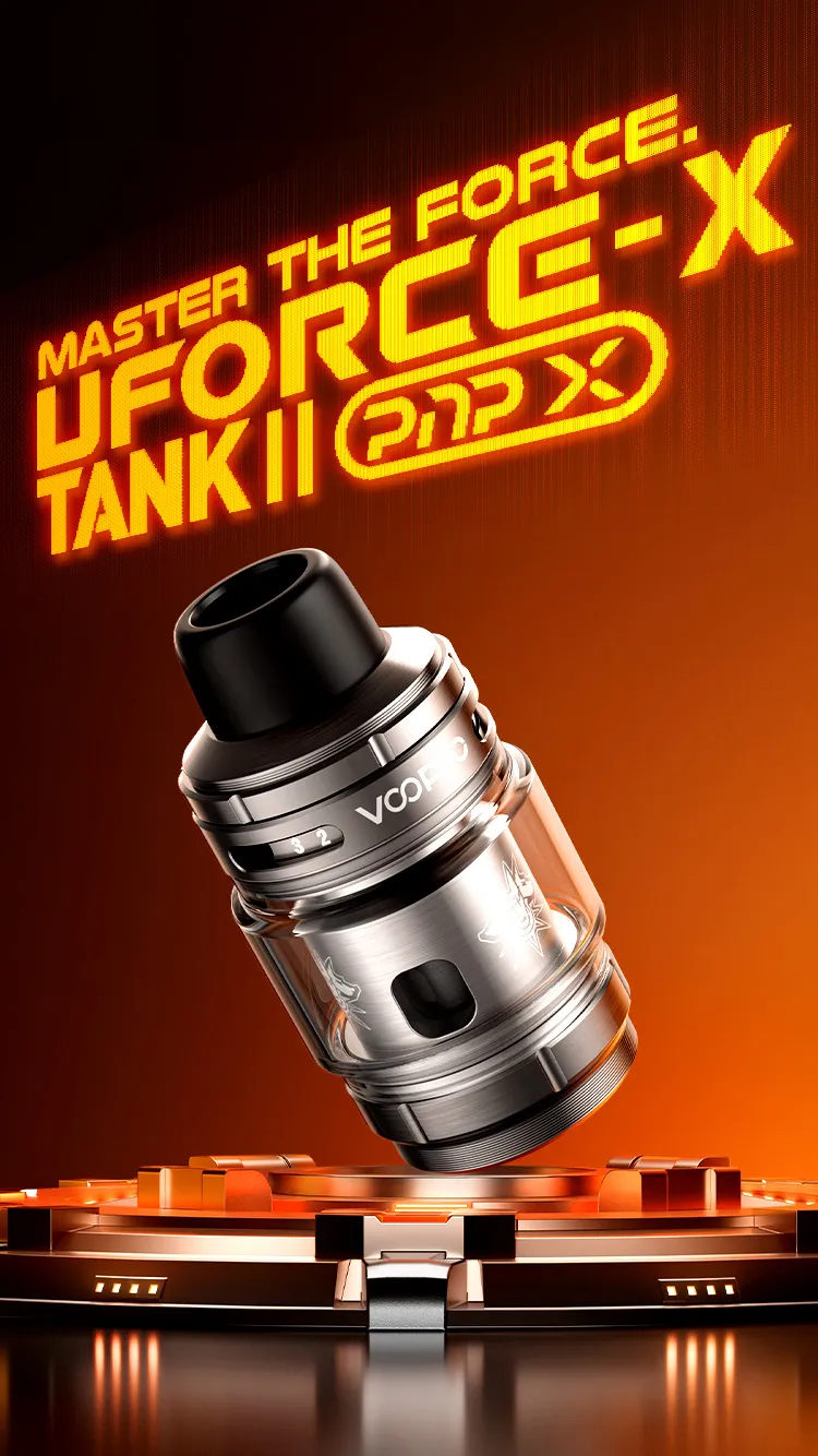 ATOMIZADOR VOOPOO UFORCE-X Tank II (Drag 6) (Completo, sin caja) p/Resistencias PnP-X